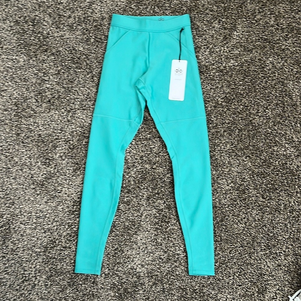 Alo Yoga High Waist Teal Utility Legging, NWT
